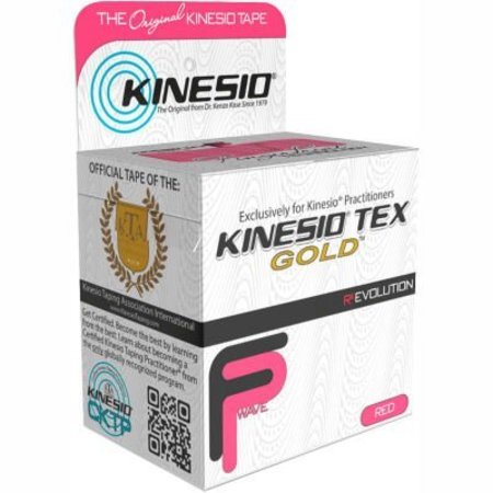 FABRICATION ENTERPRISES Kinesio® Tex Gold FP Kinesiology Tape, 2" x 5.5 yds, Red, 1 Roll 24-4872